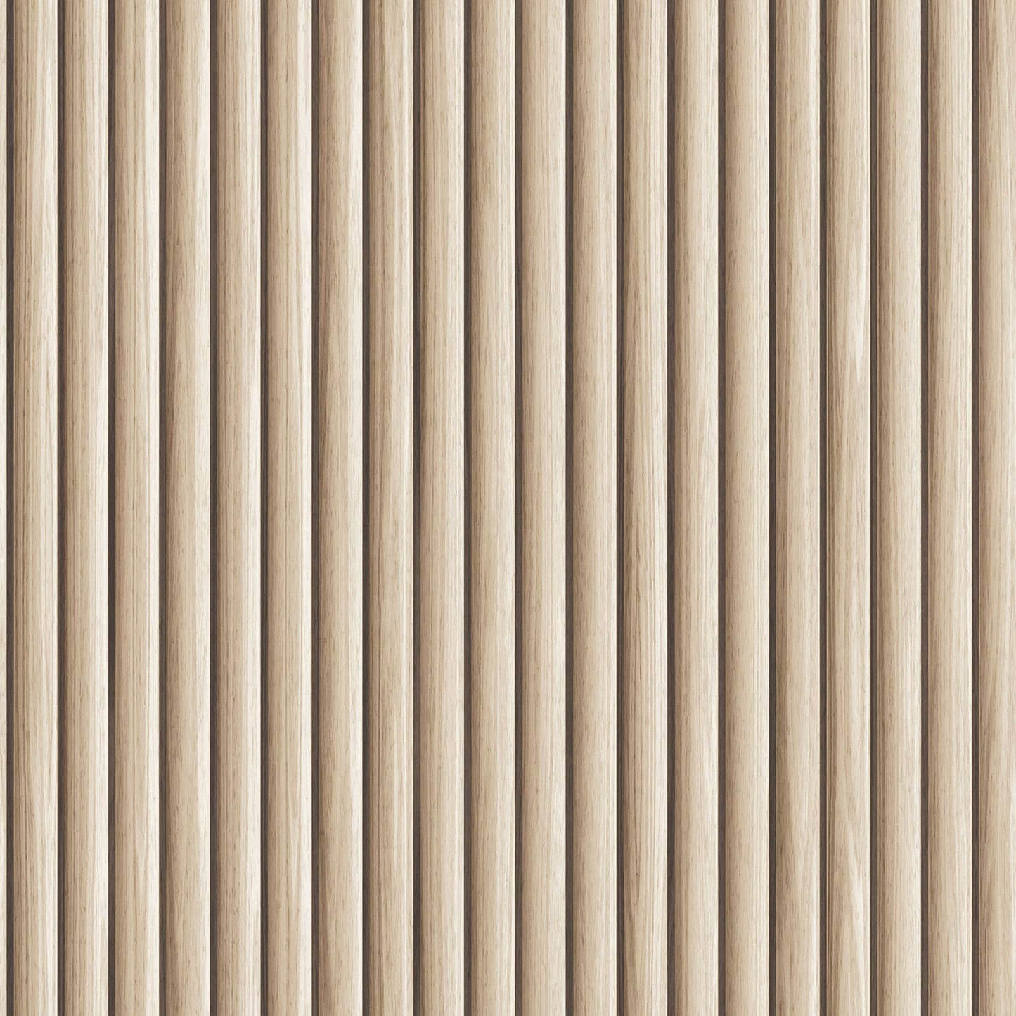 Reeded Wood Peel and Stick Wallpaper, 28 sq. ft.: Blonde