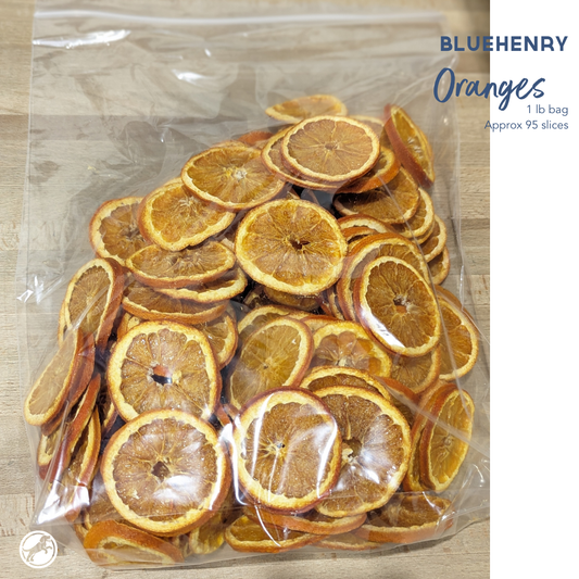 Bulk Dehydrated Orange Wheels: One pound