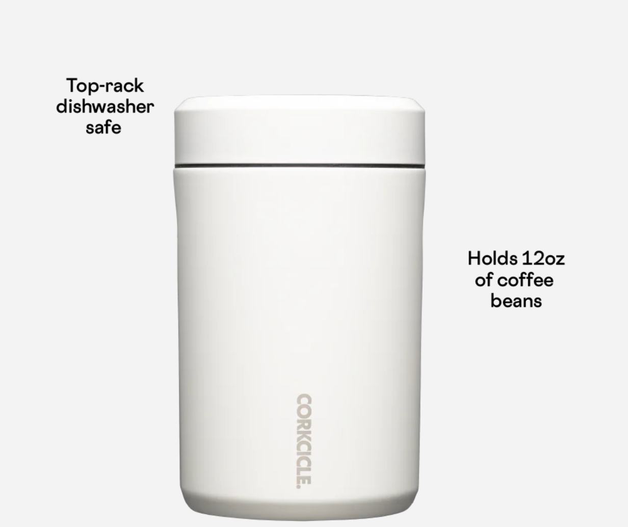 12oz Oat Milk Keep Fresh Canister