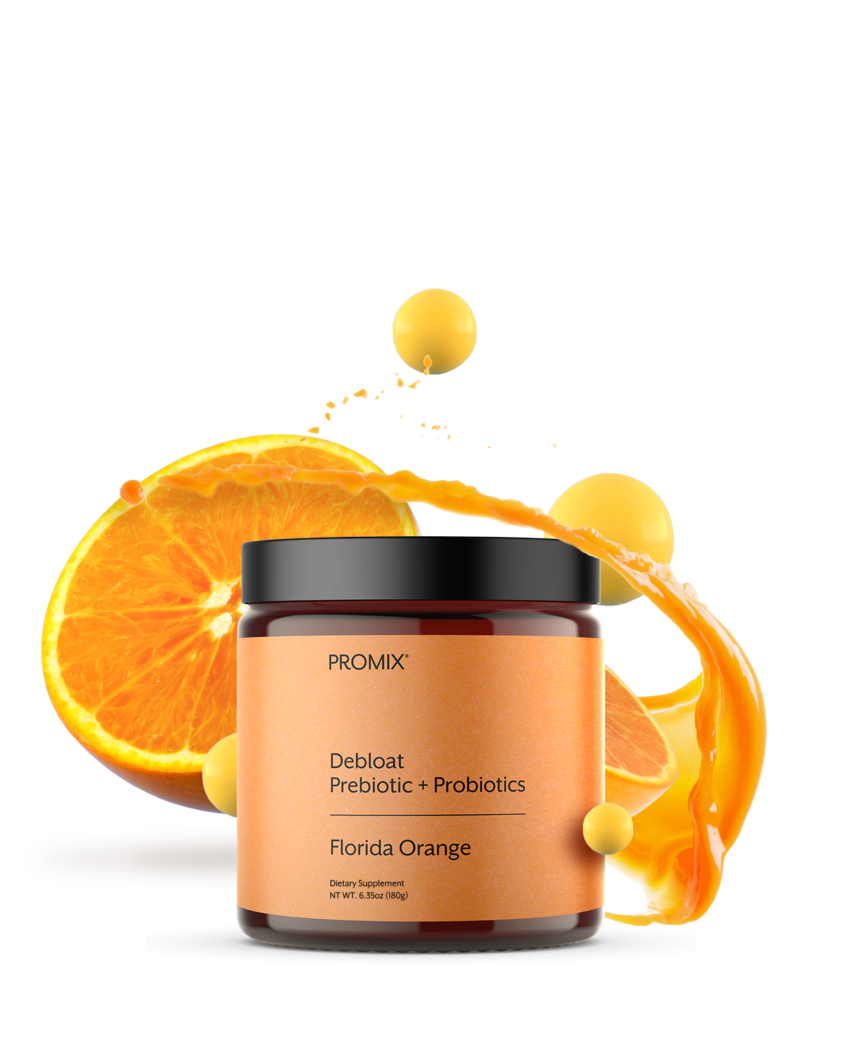 Debloat: Prebiotic + Probiotic: Florida Orange / 30 Single Sticks