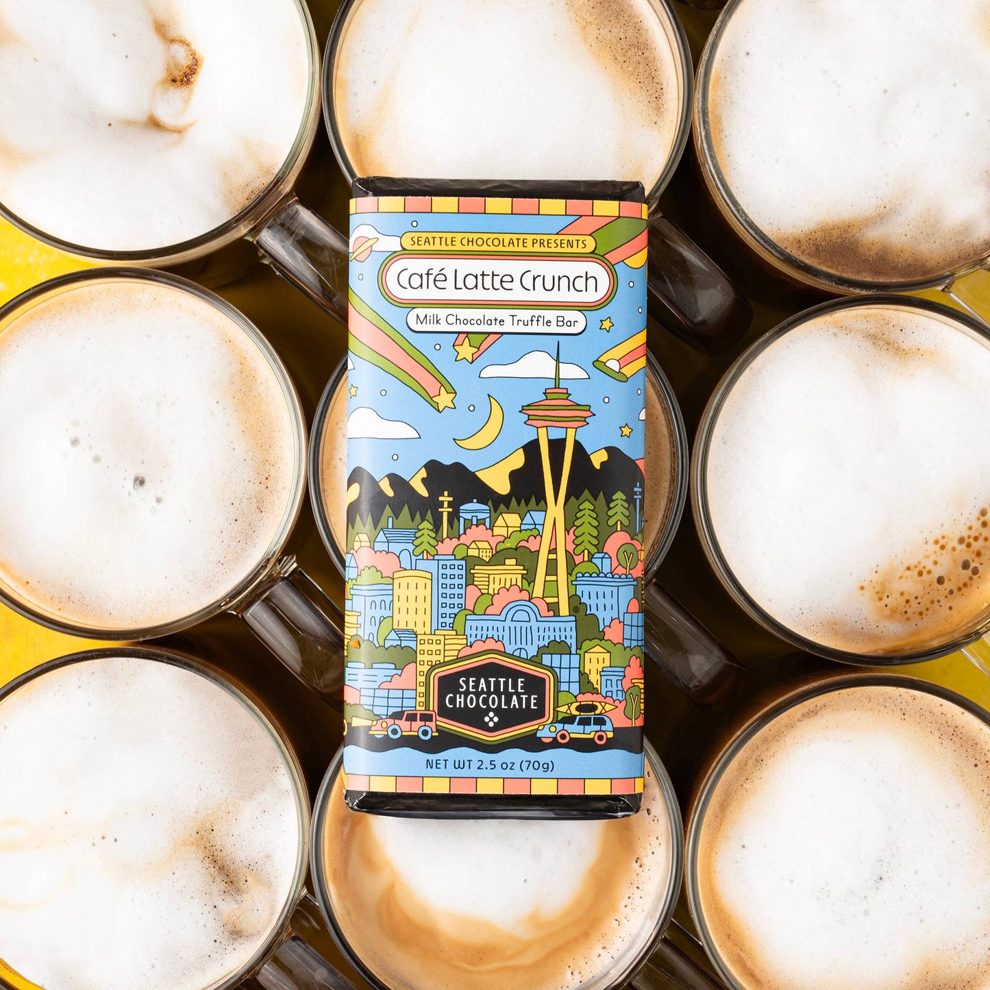 NEW Café Latte Crunch Truffle Bar